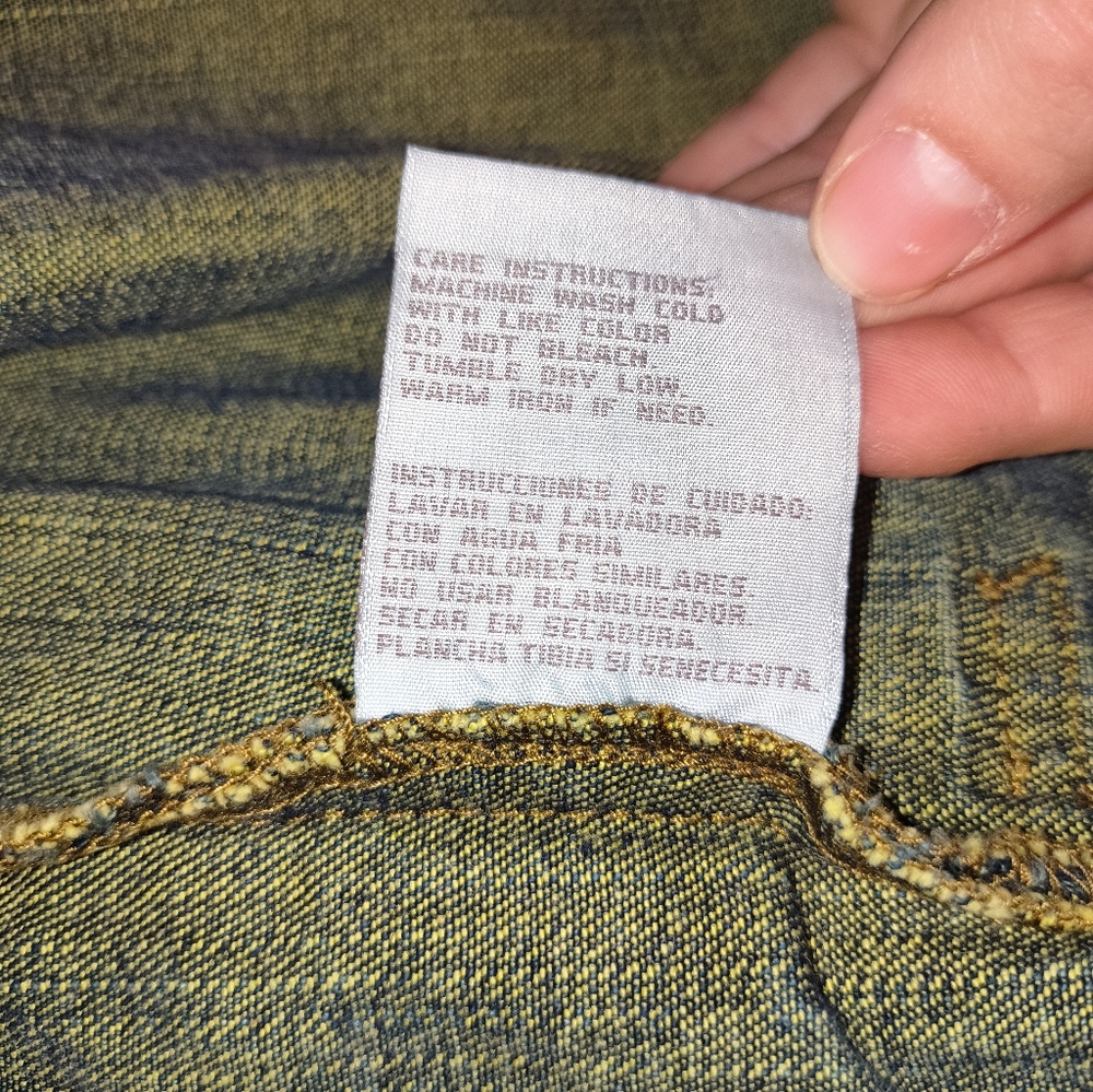 Y2K 2000's Mudd Double-Breasted Blue Jean Jacket - Picture 4 of 9